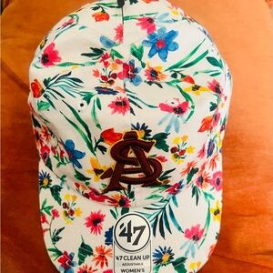 '47 Clean Up adjustable hat in white for the Arizona State Sun Devils